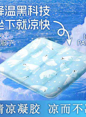 海氏海诺凝胶冰垫坐垫夏季免注水
