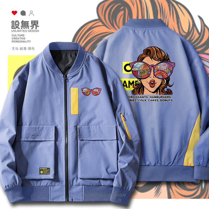 专攻高卡路里女孩波普风欧美夹克