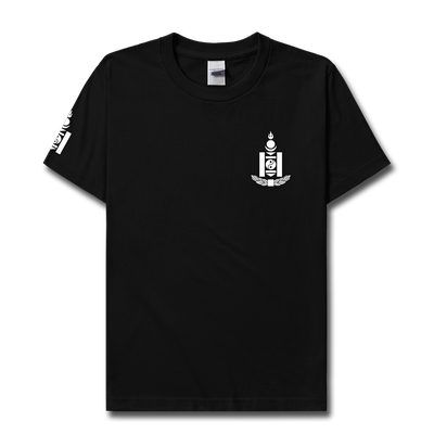 蒙古族Mongolia花纹短袖t短袖T恤