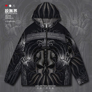设无界克苏鲁神话拉莱耶之主旧日支配者连帽卫衣男女开衫 冬0015
