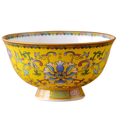 陶瓷中式宫廷家用珐琅彩餐具碗