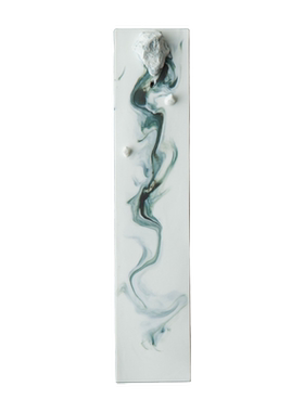 陶瓷水墨个性创意禅卧香插国画