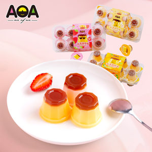 AOA冰淇淋布甸草莓芒果鸡蛋味