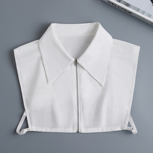 新款假领子女百搭假领白色高档搭配毛衣内搭秋冬春季配卫衣衬衣领