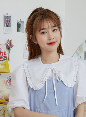 复古打结韩版甜美小披肩假衣领