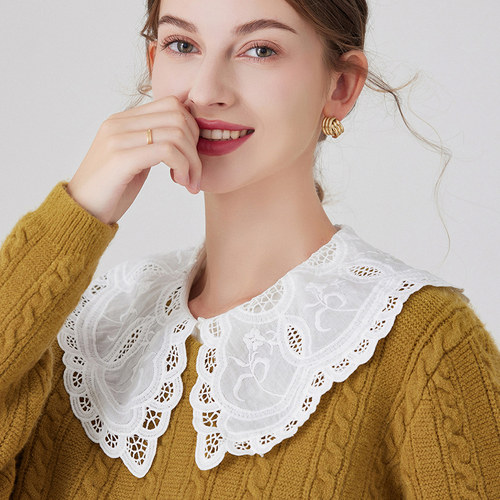 韩版大翻领内搭假衣领