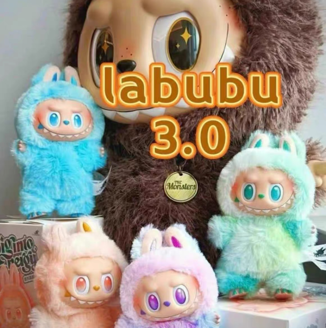 正品可鉴定】盲盒 POP MART3.0/泡泡玛特 三代LABUBU前方高能系列