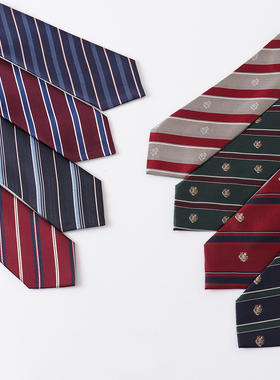 LF原创设计DK领带学院风男女学生JK制服校供日系动漫校服休闲配件