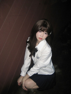 LF原创JK制服小樱长袖衬衫日系学院风校供感刺绣风琴褶衬衣秋冬女