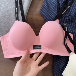 小胸内衣女聚拢加厚4cm显大漫画胸无钢圈2025新款爆款无痕文胸罩