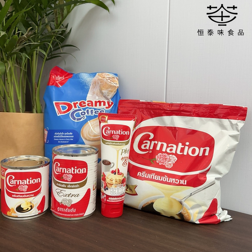 三花炼乳抹酱咖啡蛋糕烘焙红茶甜品伴侣2kg泰奶伴侣奶精咖啡调味