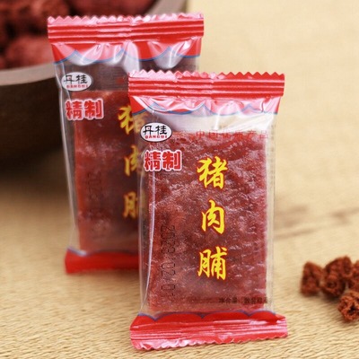 丹桂猪肉脯顶香猪肉干250g独立小包装靖江特产不辣肉类零食风干肉