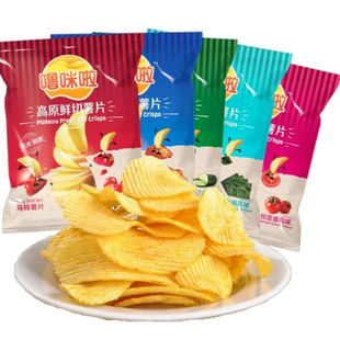 云南土豆片噜咪啦鲜切薯片多口味多规格爆款经典居家休闲小吃零食