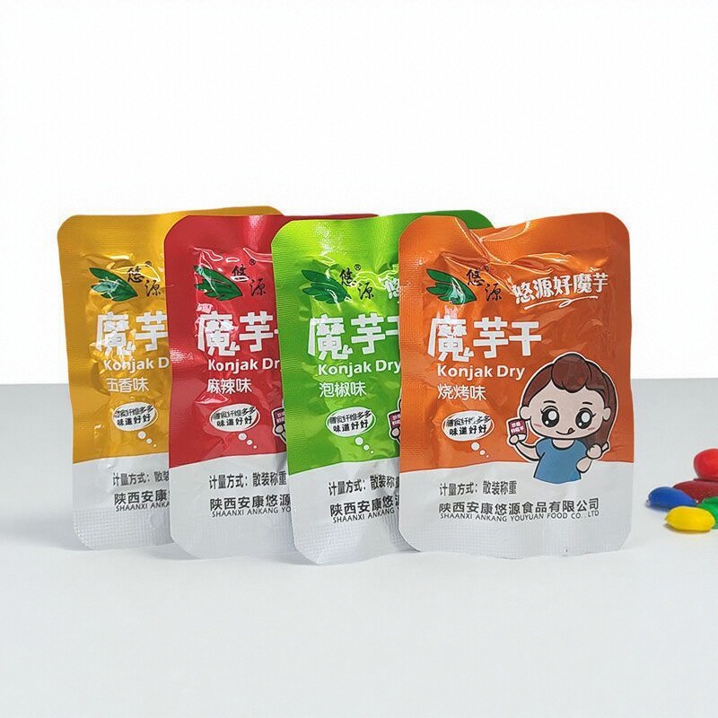 安康特产悠源魔芋悠源雪魔芋干素毛肚魔芋素食休闲食品