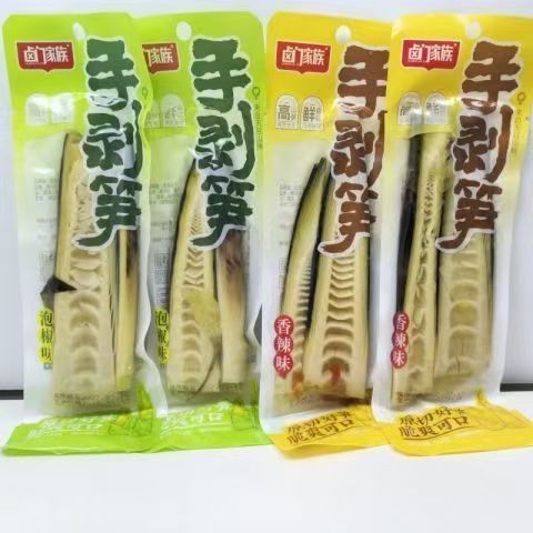 卤门家族手剥笋香辣泡椒老汤多口味休闲代餐露营即食