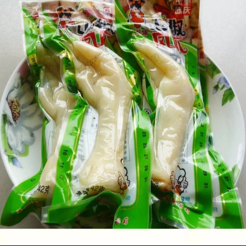 42鸡爪清真泡椒凤爪鸡爪零食真空包装30克超市同款