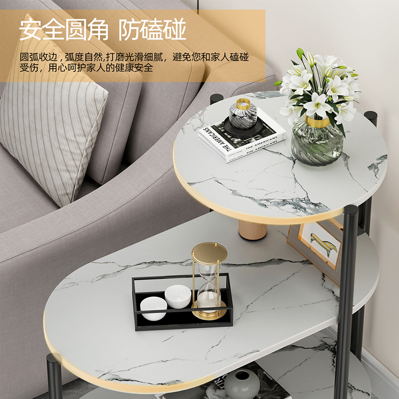 沙发边几边柜简易茶几小桌子小户型F客厅置物架家用边桌角几侧边