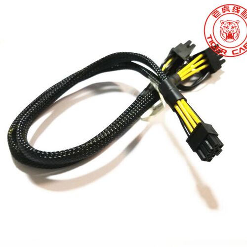 浪潮SA5212M5服务器专用PCI-E显卡供电线mini 8P转双8P显卡电源线