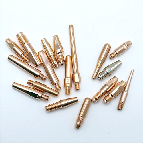 机器人导电嘴气保焊枪otc日式机用宾采尔自动焊丝导电咀焊机配件