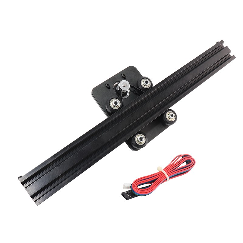 HPV8同步带直线滑轮导轨模组套装 配42步进电机厂家货源直线滑台