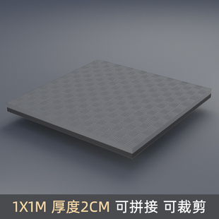 健身房地垫减震垫跑步机运动防震隔音地垫楼层地板垫子静音地胶垫