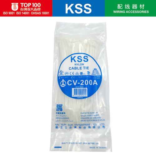 kss尼龙扎带白色3.6*200捆扎带