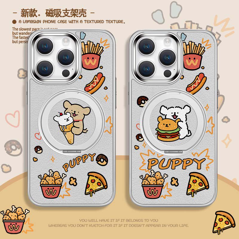 新款狗狗情侣卡通手机壳