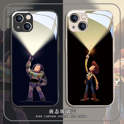 苹果玩具总动员卡通可爱情侣全包