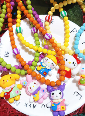 kitty美乐蒂库洛米布丁狗项链