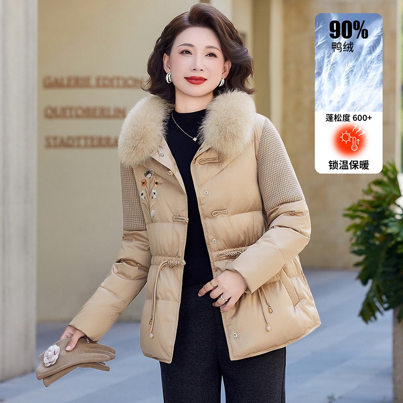中年女装冬季羽绒服时尚短款