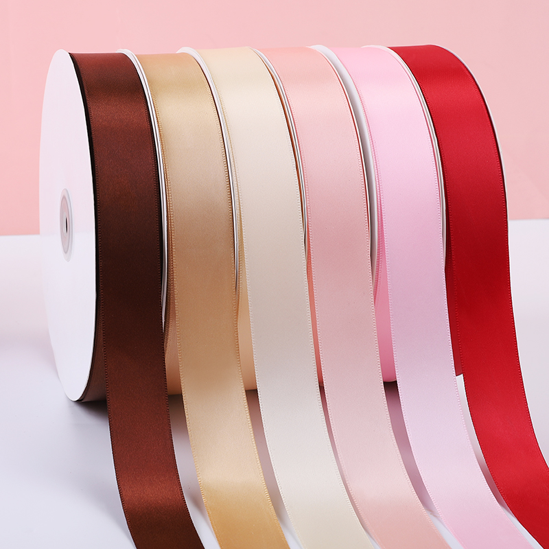喜莲娜专版绸缎 九霞 2.5cm生日蛋糕打包丝带包装缎带花束装饰