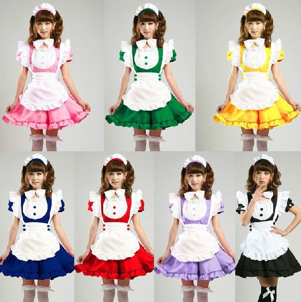 清仓次品染色  妖狐X仆SS cosplay可爱公主女仆装 动漫餐厅服装