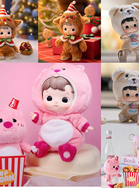 HACIPUPU&LOOPY露比联名小熊船长小鹿姜饼人可动人偶BJD可爱礼物