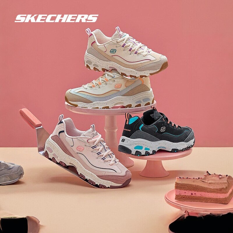 Skechers缓震休闲鞋女鞋图片