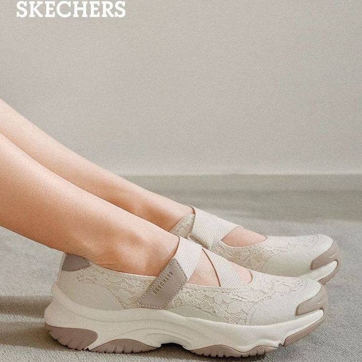 斯凯奇漫月玛丽珍|女一脚蹬蕾丝浅口单鞋早春款厚底增高时尚凉鞋,运动鞋new,运动休闲鞋,淘宝优惠券,粉丝福利购,淘宝优惠卷