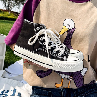 2026春季Allstar/匡威鞋1970s经典款高帮帆布鞋黑色百搭低帮板鞋