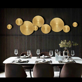 新轻奢墙面装 饰挂件现代客厅沙发背景墙卧室餐厅墙饰高档壁饰挂饰