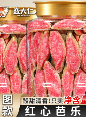 红心芭乐干500g罐装番石榴水果干果脯蜜饯凉果清甜烘焙芭乐片零食