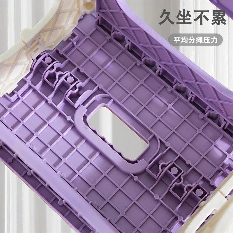 速发塑料折叠凳家用便携式手提小板凳儿童成人小马扎户外排队地摊