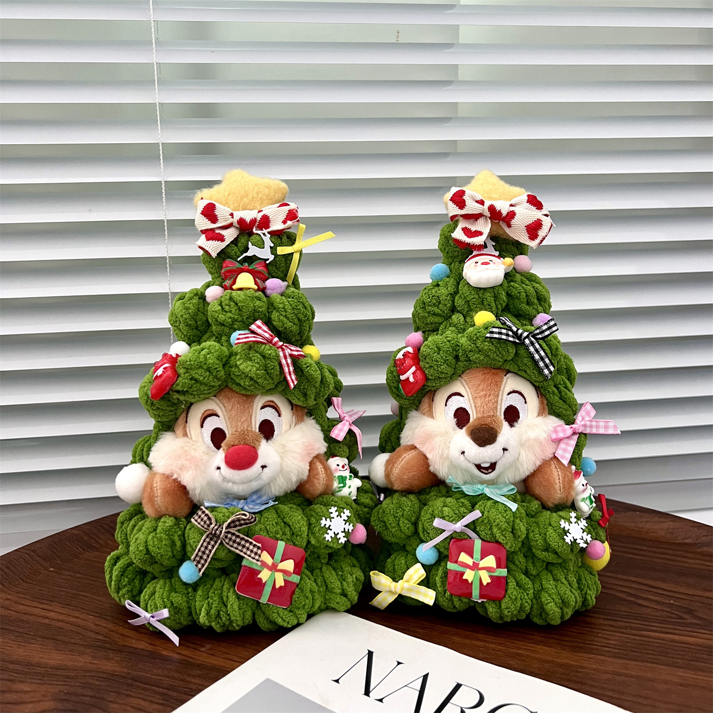 圣诞树正版奇奇蒂蒂毛绒公仔玩偶可爱挂饰书桌摆件ins风情侣礼物