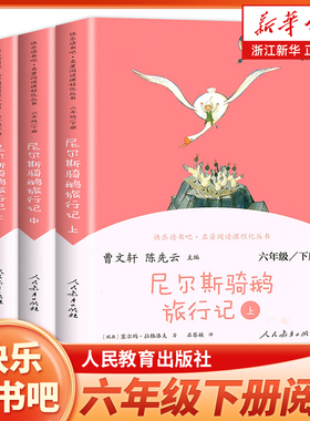 六年级下册快乐读书吧六下阅读课外书人教版 尼尔斯骑鹅旅行记 小学6年级课外阅读书籍 语文课程配套辅助阅读正版人民教育出版社