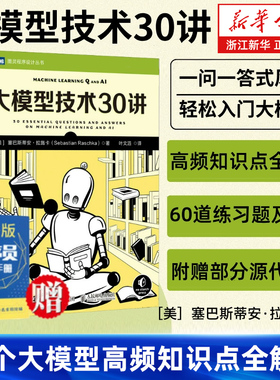 大模型技术30讲 大模型制作应用与开发deepseek模型开发人工智能机器学习深度学习LLM提示工程师