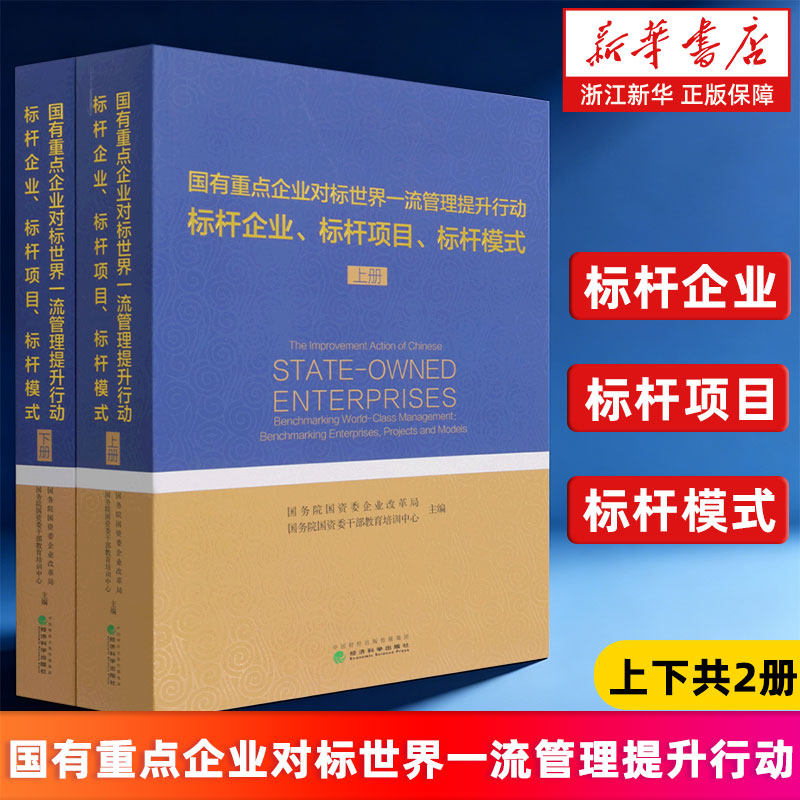 【新华书店旗舰店】国有重点企业对标世界一流管理提升行动 标杆企业标杆项目标杆模式 上下2册 国务院国资委企业改革局 正版书籍