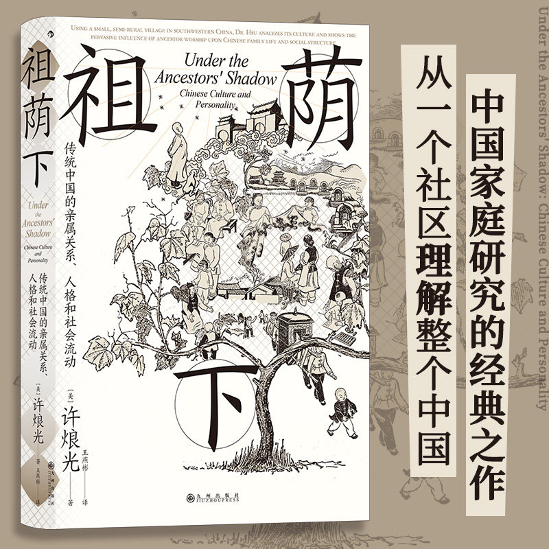 祖荫下:传统中国的亲属关系、人格和社会流动 许烺光著 研究社区家庭研究经典之作 田野调查社会学书籍