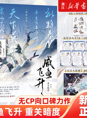 咸鱼飞升 晋江黑马作者 重关暗度 无CP向口碑力作 随书附赠《风雪入阵曲》海报1张+迷宫游戏卡1张（6款随机）+Q版人物贴纸1张