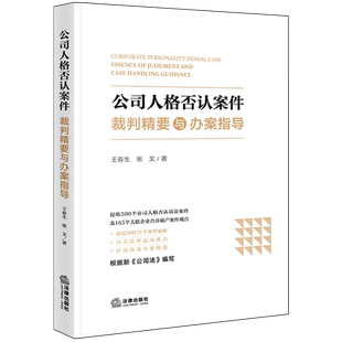 公司人格否认案件裁判精要与办案指导