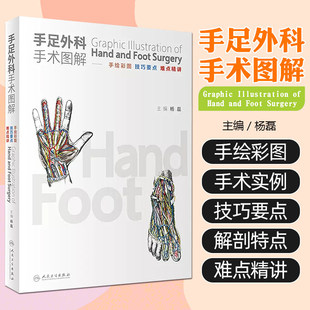手足外科手术图解 技巧要点难点精讲 骨科的手腕和足踝手术各部相关经典手术及现代规范手术系统局部临床解剖学 9787117360319