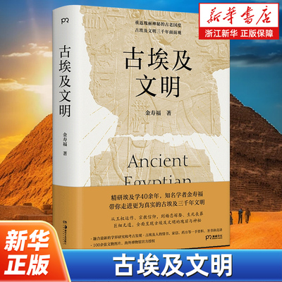 古埃及文明 金寿福著 全面呈现古埃及文明的瑰丽与神秘 图文并茂 埃中文化交流贡献奖状和奖章得主 世界史古埃及史历史书