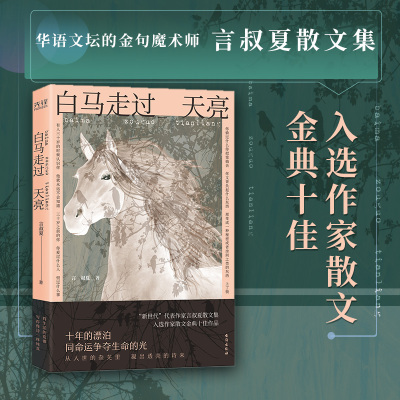 【新华书店旗舰店官网】正版包邮 白马走过天亮  言叔夏著防风林的外边 当代文学经典散文集文学小说书籍畅销书 新华先锋