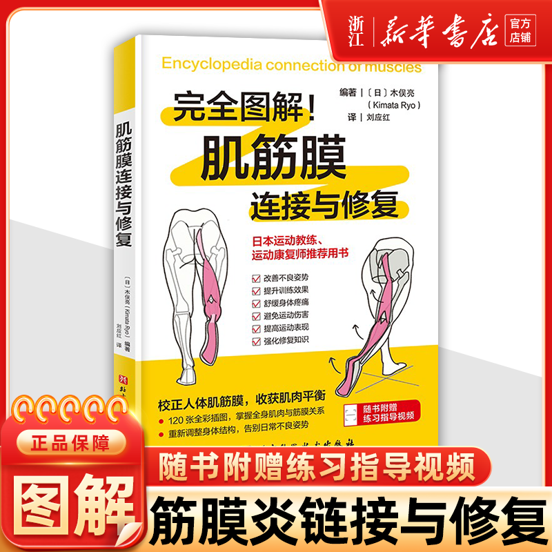 肌筋膜连接与修复 木俣亮 系统性剖析肌筋膜连接 肌肉平衡运动修复精准 北京科学技术出版社 9787571444235运动康复师推荐用书